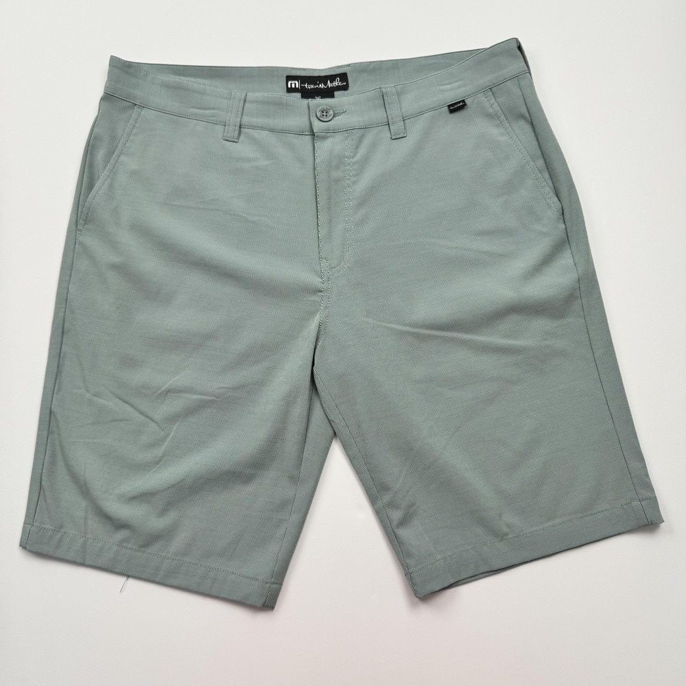 TravisMathew Shorts Mens 36 Gray Performance Golf Stretch Casual Classic Fit